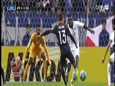 اهداف مباراة ( اليابان 2-1 السعودية ) تصفيات اسيا لكأس العالم