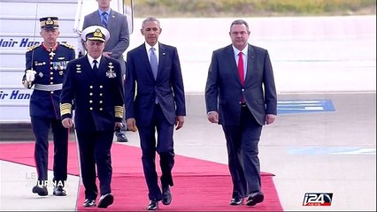 Obama arrive en Grèce dans le cadre de sa dernière tournée en Europe en tant que Président