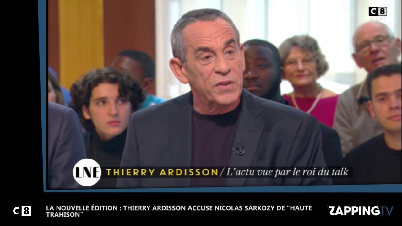La Nouvelle Edition : Thierry Ardisson accuse Nicolas Sarkozy de haute trahison