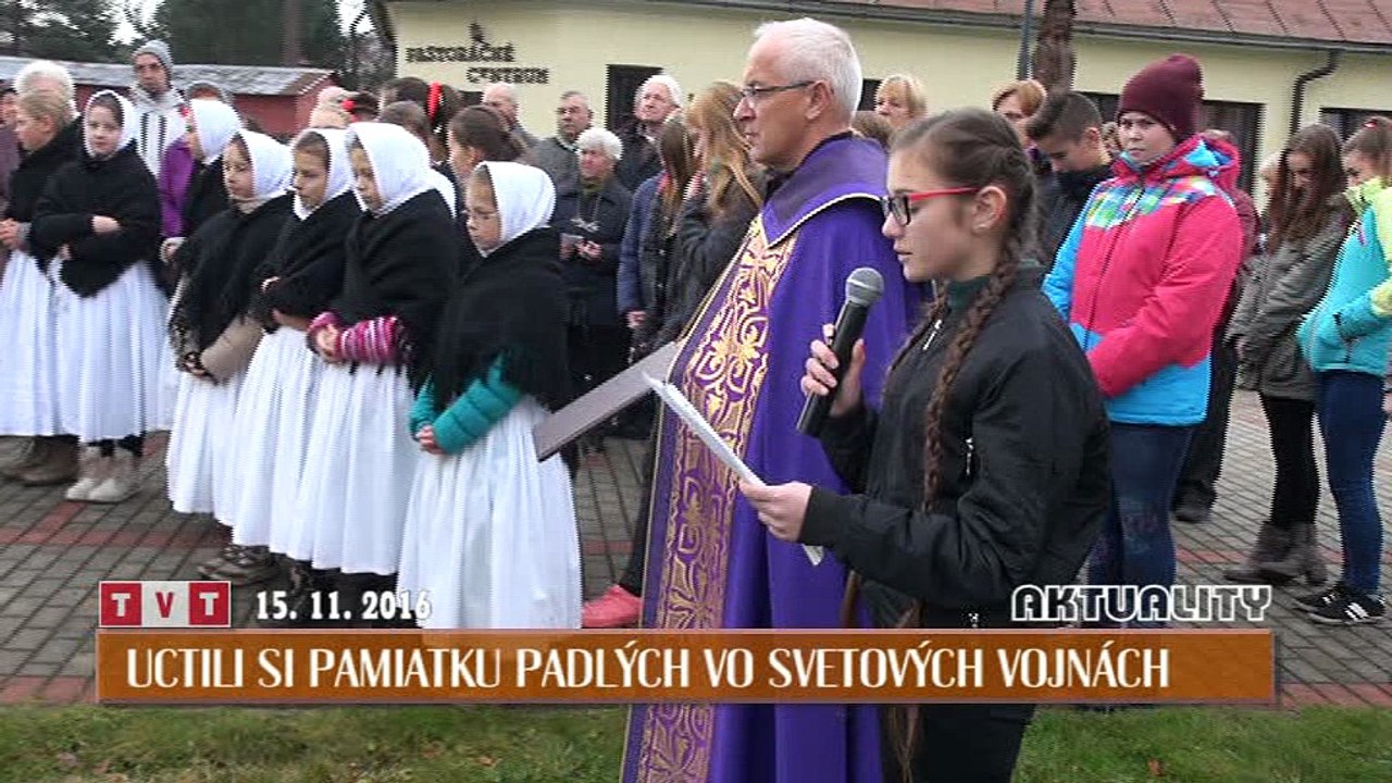 Uctili si pamiatku padlých vo svetových vojnách
