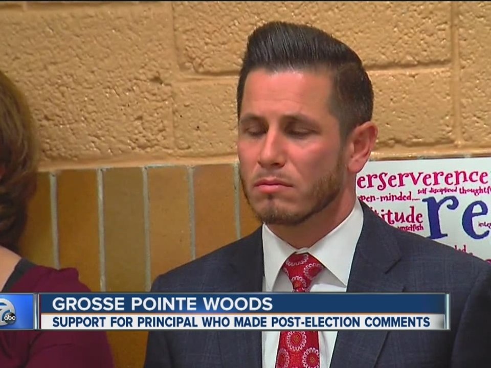 District supports principal over election comments