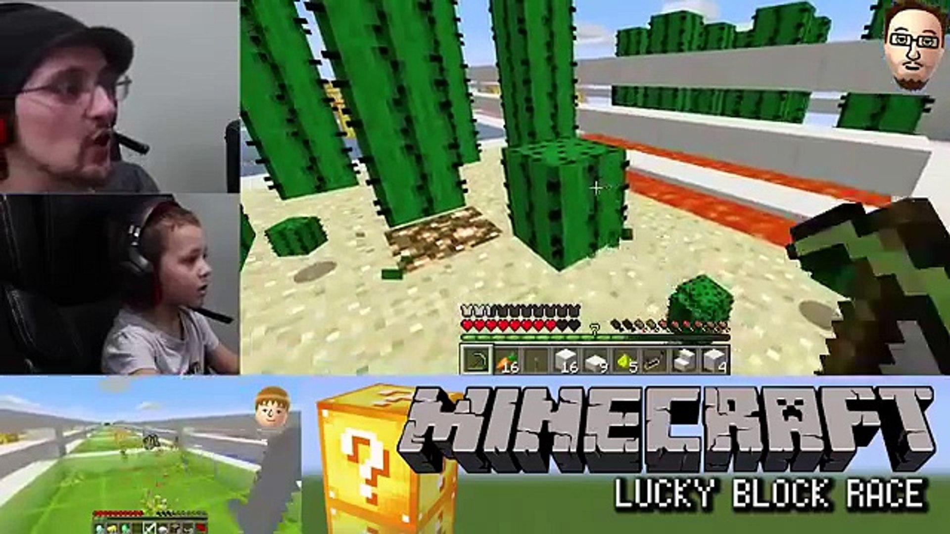 Fgteev Minecraft Lucky Block Race 1 We Are Such Cheaters Moms A