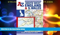 Big Deals  South West England and South Wales Road Map AZ (Great Britain Road Maps 5 Miles to 1