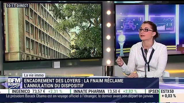 Marie Coeurderoy: Encadrement des loyers: La FNAIM réclame l'annulation du dispositif - 15/11