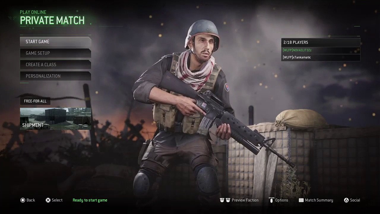 Modern Warfare Quick Scope, No Scope Private Match