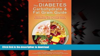 liberty books  The Diabetes Carbohydrate and Fat Gram Guide