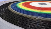 WORLD RECORD SPIRAL - (85000 Dominoes)
