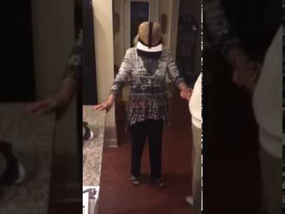 Terrified Grandmother Endures VR Experience