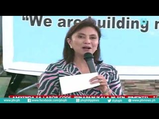 VP Robredo binisita ang isa sa mga housing projects ng gobyerno