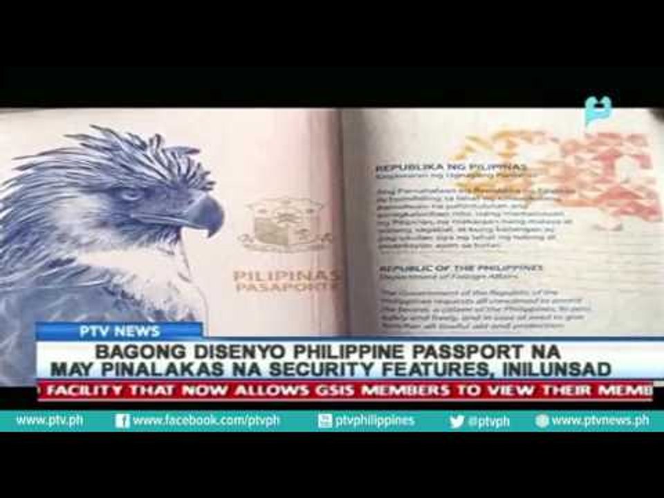 Bagong disenyo ng Philippine passport na may dagdag na security features, inilunsad