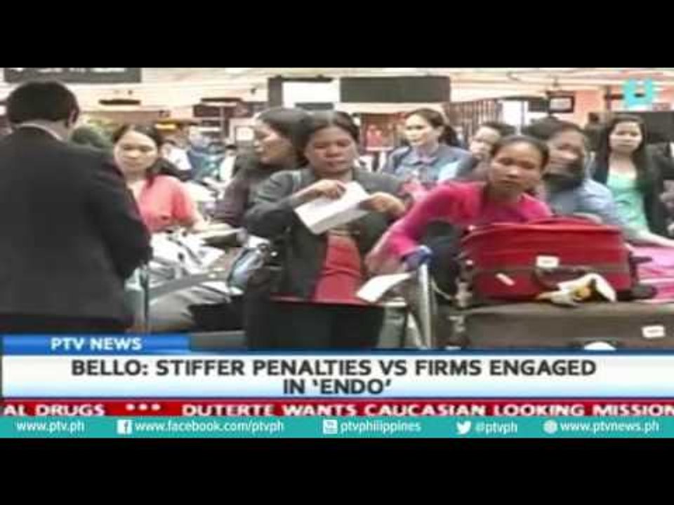 DOLE Sec. Bello: Stiffer penalties vs. firms engaged in 'ENDO'