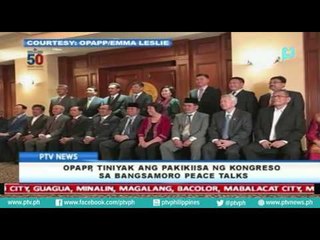 OPAPP, tiniyak ang pakikiisa ng kongreso sa Bangsamoro Peace Talks