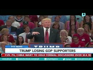 Trump losing GOP supporters