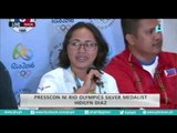 Press Conference of Rio Olympics 2016, Silver Medalist, Hidilyn F. Diaz, NAIA-Terminal 3