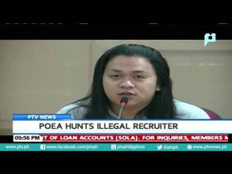 POEA hunts illegal recruiter