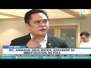 Sec. Andanar: Drug matrix, nakabatay sa imbestigasyon ng PDEA