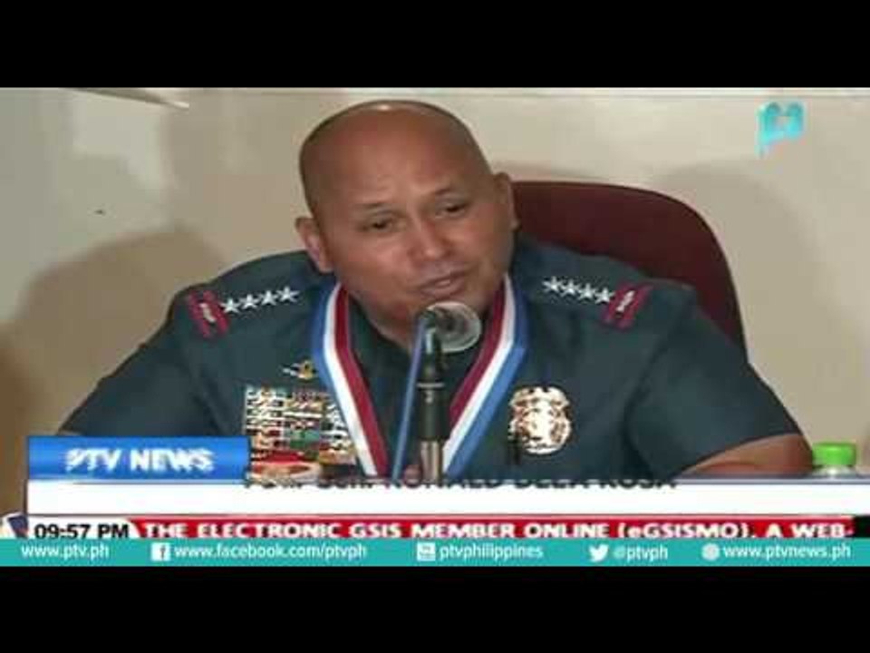 PNP Chief Dela Rosa denies texts on bombers