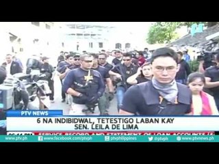 6 na indibidwal, tetestigo laban kay Sen. Leila De Lima