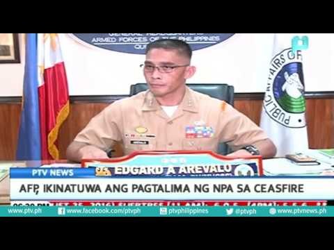 AFP, ikinatuwa ang pagtalima ng NPA sa ceasefire