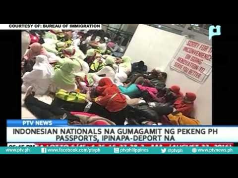 Indonesian nationals na gumagamit ng pekeng PH passports, ipinapa-deport na