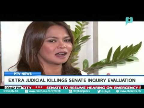 Extrajudicial killings senate inquiry evaluation