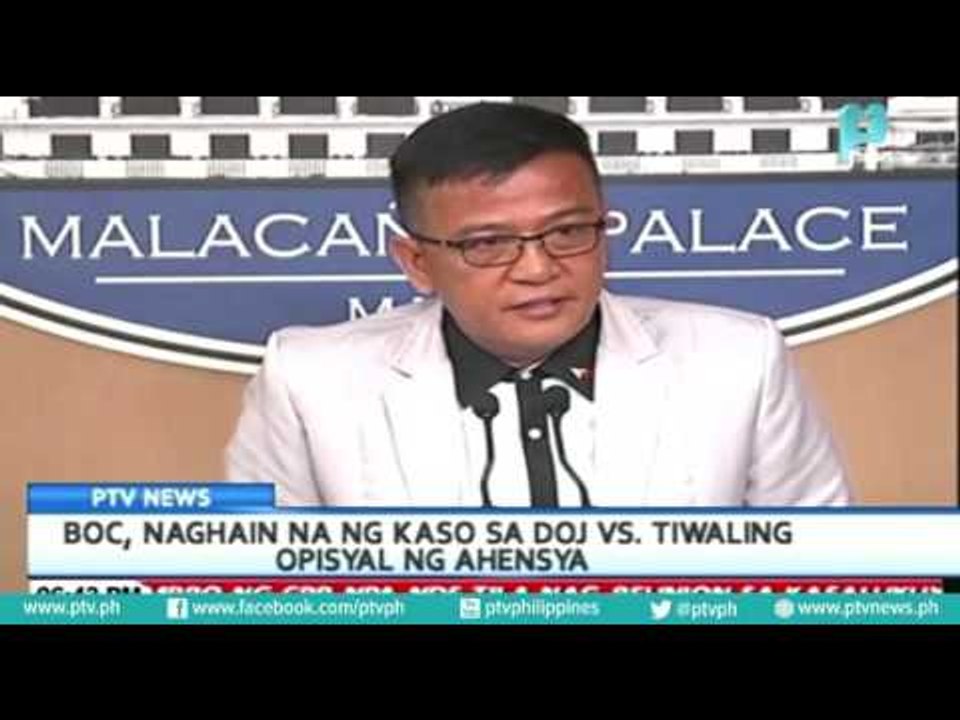 BOC, naghain na ng kaso sa DOJ vs. tiwaling opisyal ng ahensya