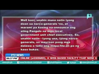 Narco-generals, nakatakdang kasuhan bukas