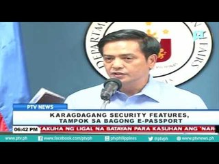 Karagdagang security features, tampok sa bagong E-passport