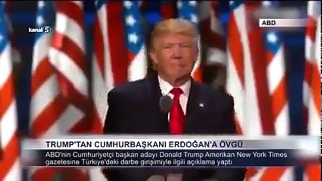 Trump'tan Erdoğan'a Övgü Üstüne Övgü!