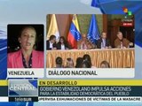 Venezuela: extrema derecha critica acuerdos en mesa de diálogo