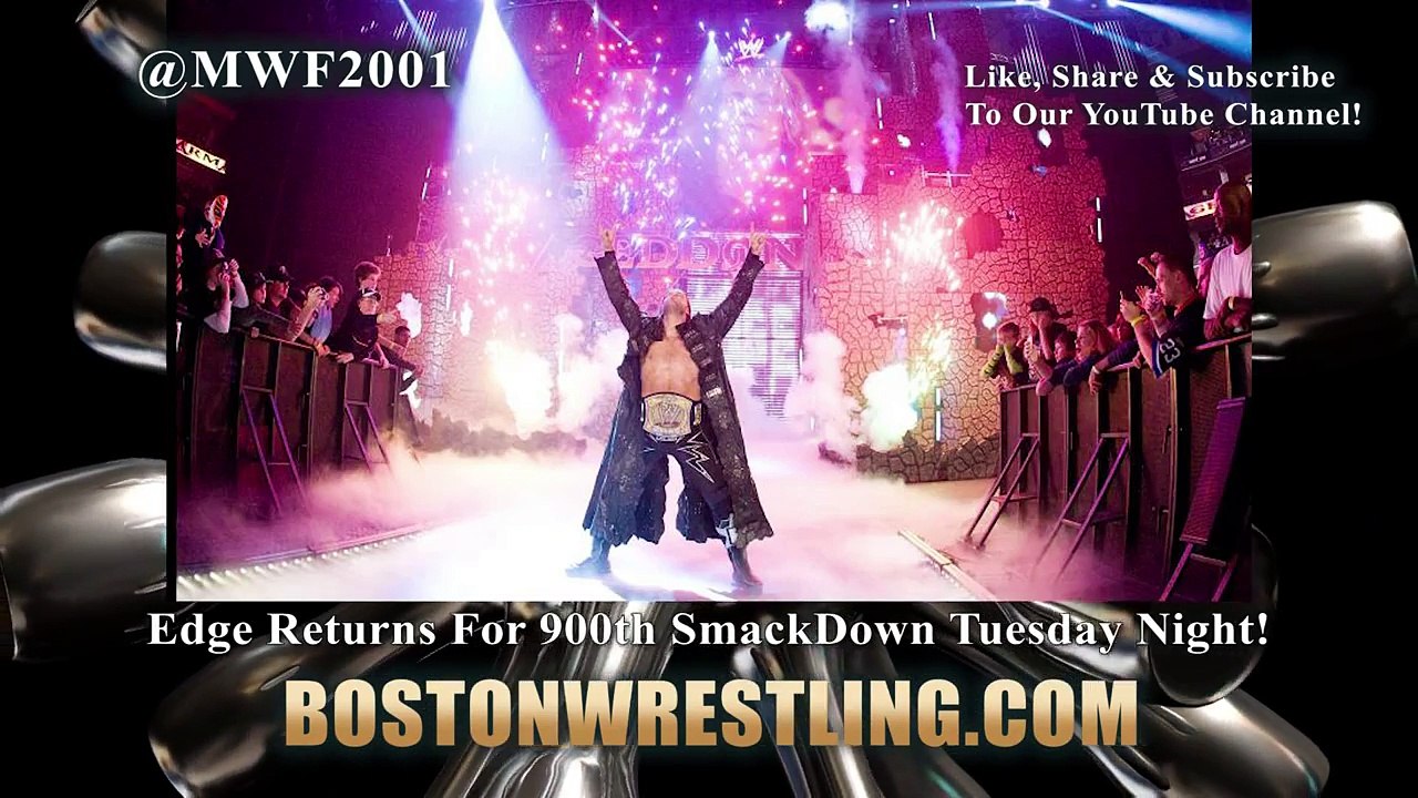 Edge Returns To WWE SmackDown Live!