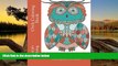 Big Sales  Owls Coloring Book: A Stress Management Coloring Book For Adults (Adult Coloring Books)