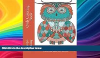 Big Sales  Owls Coloring Book: A Stress Management Coloring Book For Adults (Adult Coloring Books)