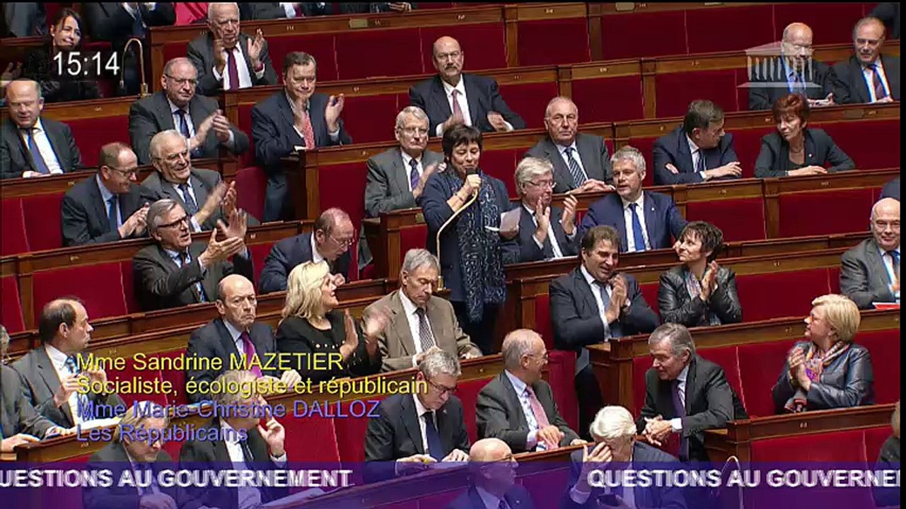 Question de Marie-Christine Dalloz concernant le prélèvement à la source lors de la séance de question au gouvernement