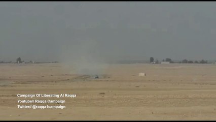 Soldados franceses destruyen un coche bomba del Estado Islámico en Siria