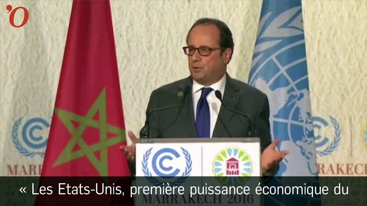 Climat : Hollande met la pression sur Trump