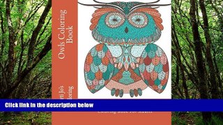 Deals in Books  Owls Coloring Book: A Stress Management Coloring Book For Adults (Adult Coloring