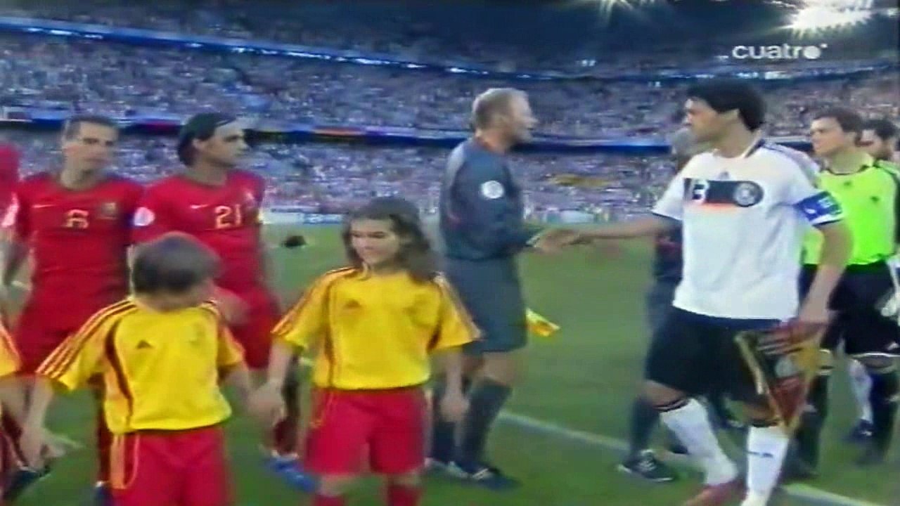 الشوط الاول مباراة المانيا و البرتغال 3-2 ربع نهائي يورو 2008