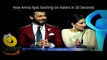 How Amna Ilyas bashing on Haters in 30 Seconds After Receiving Best Model Award in Lux Style Award