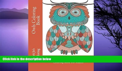 Deals in Books  Owls Coloring Book: A Stress Management Coloring Book For Adults (Adult Coloring