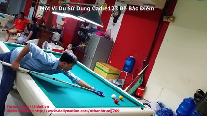 [bida8.vn] Một Ví Dụ Sử Dụng Cadre123 Để Bào Điểm