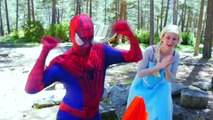 Jack Frost Becomes Vampire vs Frozen Elsa Pranks! Spiderman vs Joker - Funny Superheroes :)