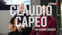 Claudio Capéo chante « Un homme débout » en live au Parisien