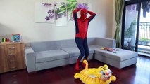 Frozen Elsa & Rapunzels BIG BUTT! w/ Spiderman Joker Anna Superman Paw Patrol Toys IRL Superheroes