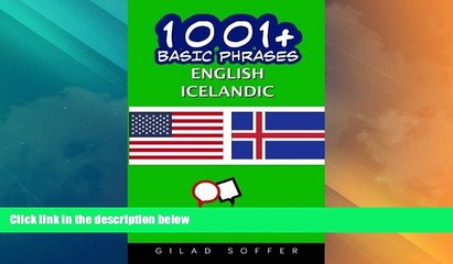 Must Have PDF  1001+ Basic Phrases English - Icelandic  Best Seller Books Best Seller