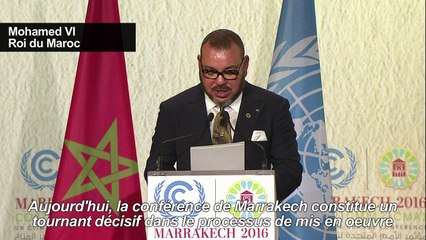 Mohamed VI: la COP22 constitue un tournant "décisif"