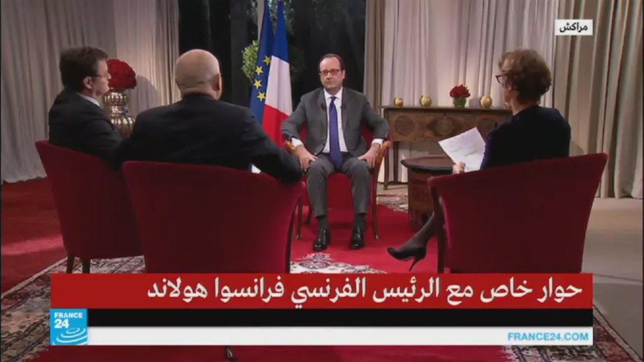 حوار خاص مع الرئيس الفرنسي فرانسوا هولاند