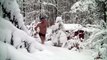 Un Norvégien profite des pemières neiges