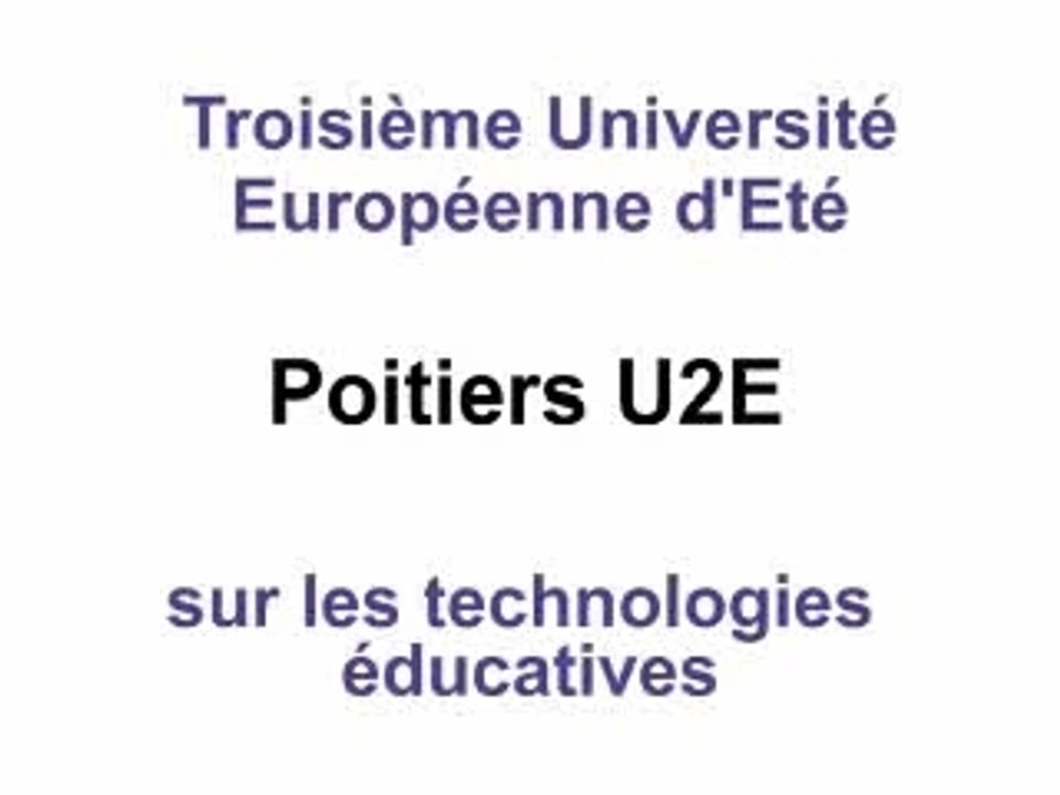 U2E 2007 Poitiers - Second Life
