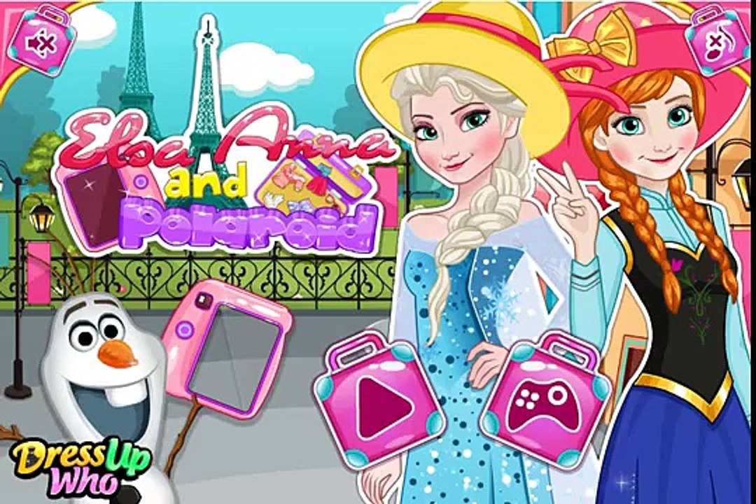 Princess Disney Frozen Elsa And Anna Polaroid - Games for kids